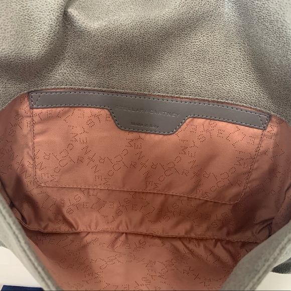 Stella McCartney Falabella Clutch Handbag Shaggy Dear Gray - Picture 13 of 16